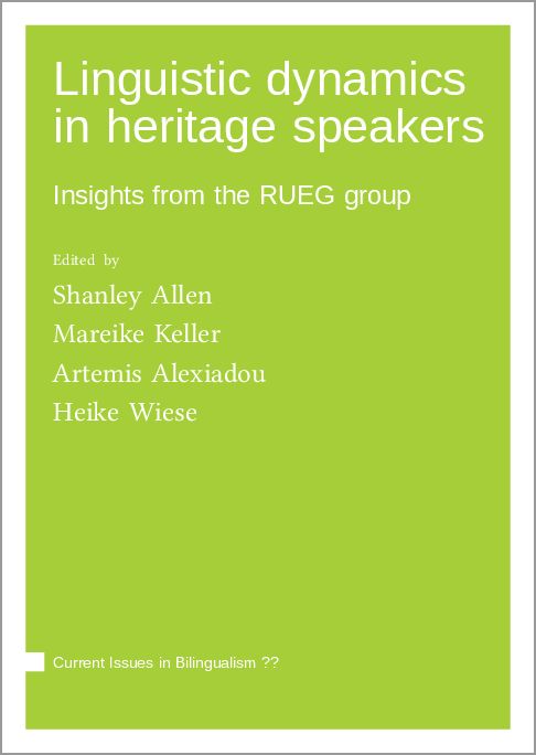 Produktbild: Linguistic dynamics in heritage speakers