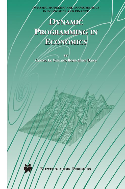 Produktbild: Dynamic Programming in Economics