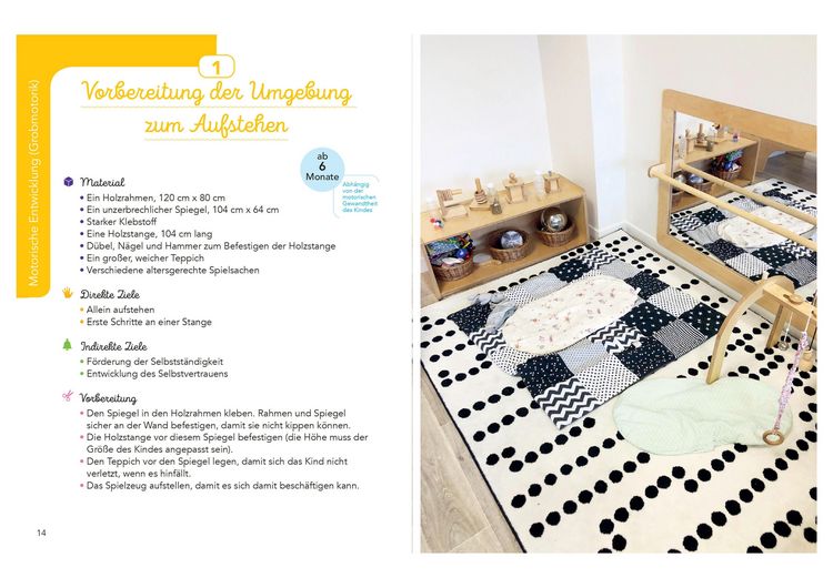 Produktbild: Montessori f&uuml;r die Kleinsten von der Geburt bis 3 Jahre. 70 abwechslungsreiche Aktivit&auml;ten zum Entdecken und Lernen