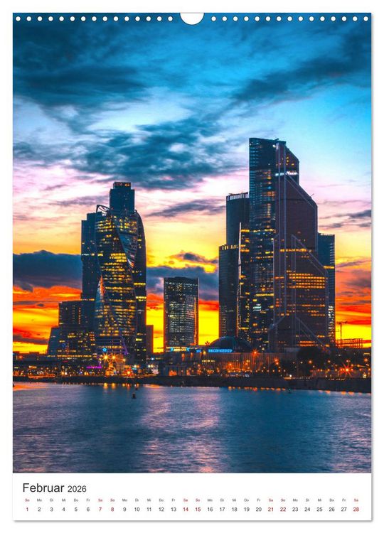 Produktbild: Moskau - Zwischen Oka und Wolga. (Wandkalender 2026 DIN A3 hoch), CALVENDO Monatskalender