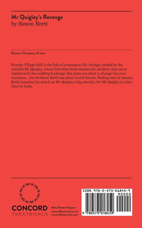 Produktbild: Mr Quigley's Revenge - A Play