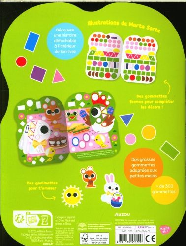 Produktbild: Gommettes formes : l'aventure de petit lapin