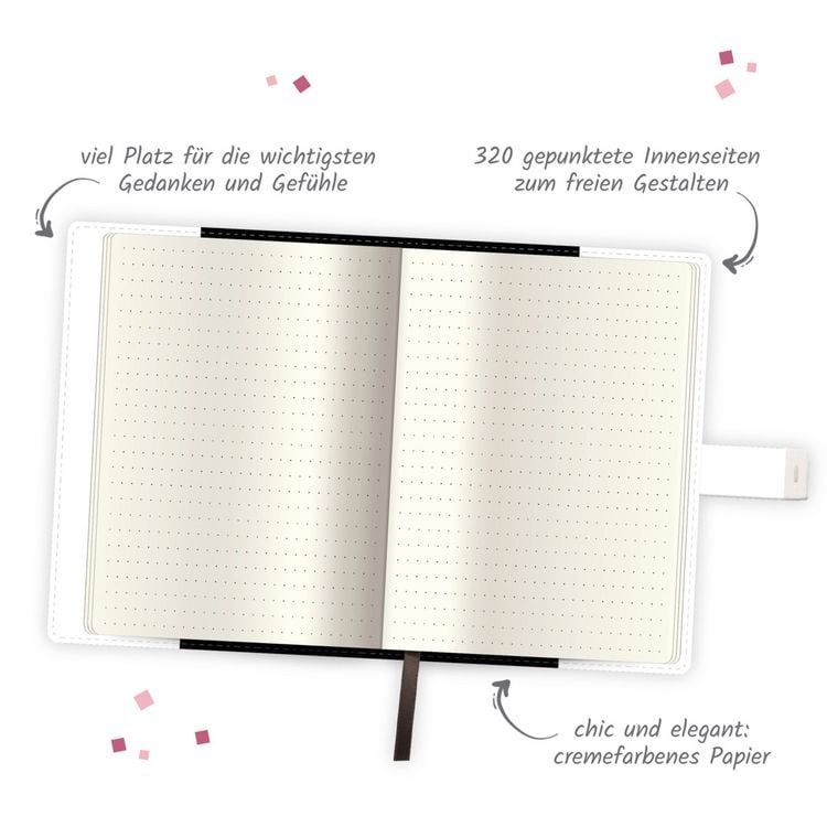 Produktbild: Tr&ouml;tsch Tagebuch mit Zahlenschloss Flowers