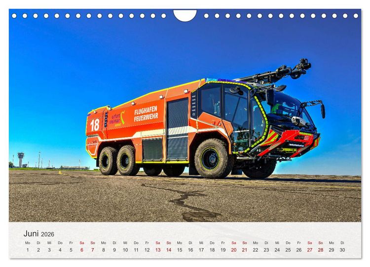 Produktbild: Einsatzfahrzeuge 112 (Wandkalender 2026 DIN A4 quer), CALVENDO Monatskalender