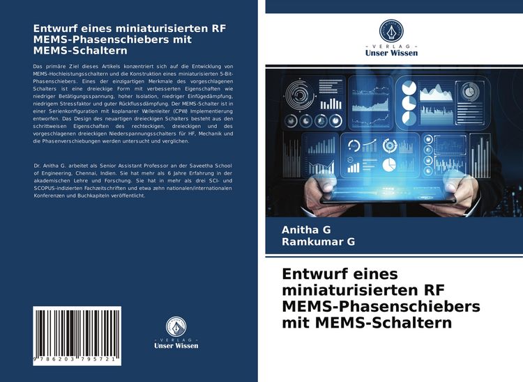 Produktbild: Entwurf eines miniaturisierten RF MEMS-Phasenschiebers mit MEMS-Schaltern