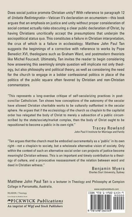 Produktbild: Justice, Unity, and the Hidden Christ