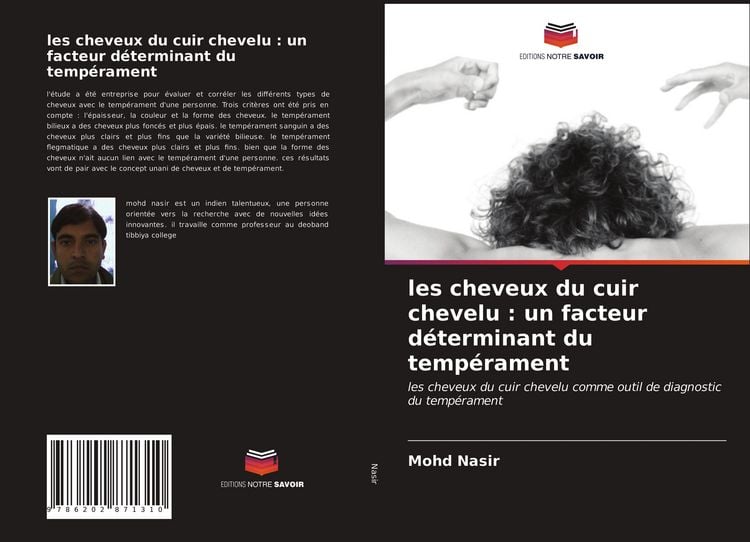 Produktbild: Les cheveux du cuir chevelu : un facteur d&eacute;terminant du temp&eacute;rament