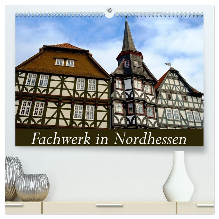 Produktbild: Fachwerk in Nordhessen (hochwertiger Premium Wandkalender 2026 DIN A2 quer), Kunstdruck in Hochglanz