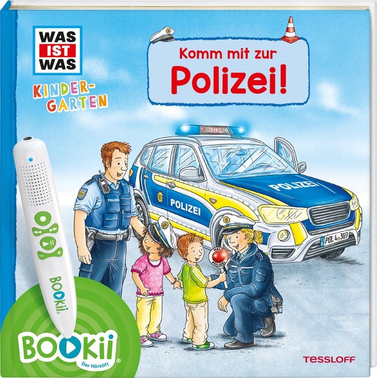 Produktbild: BOOKii® WAS IST WAS Kindergarten Komm mit zur Polizei!