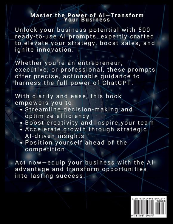Produktbild: MASTERY 500 AI Prompts for Business Success