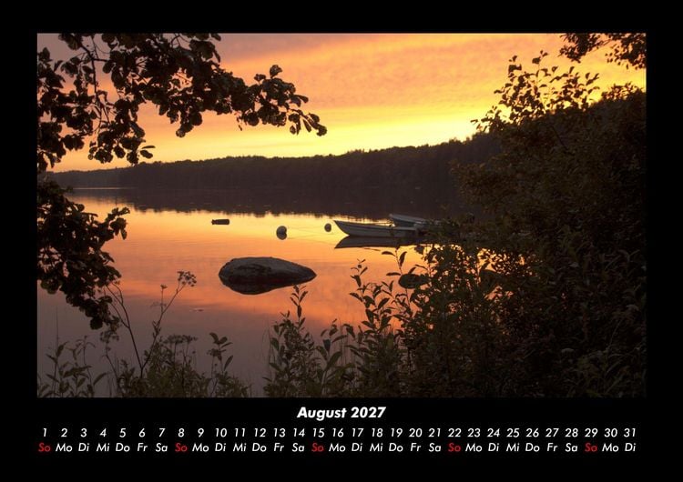 Produktbild: Landschaftskalender 2027 Fotokalender DIN A3