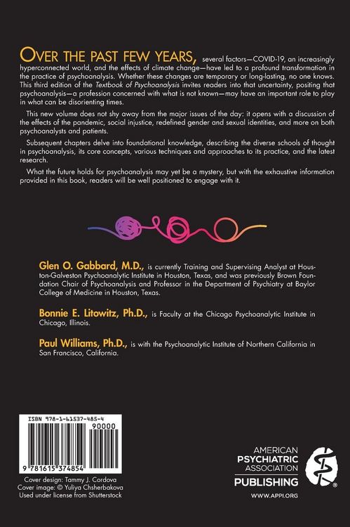 Produktbild: Textbook of Psychoanalysis