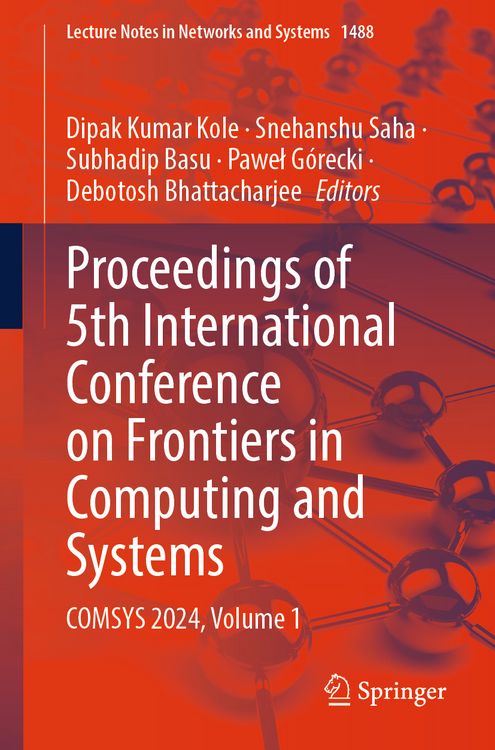 Produktbild: Proceedings of 5th International Conference on Frontiers in Computing and Systems