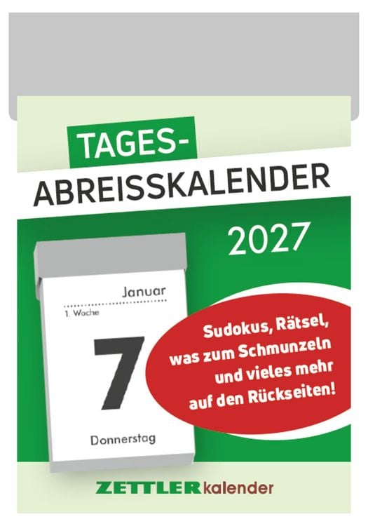Produktbild: Tagesabrei&szlig;kalender S 2027