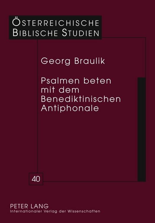 Produktbild: Psalmen beten mit dem Benediktinischen Antiphonale