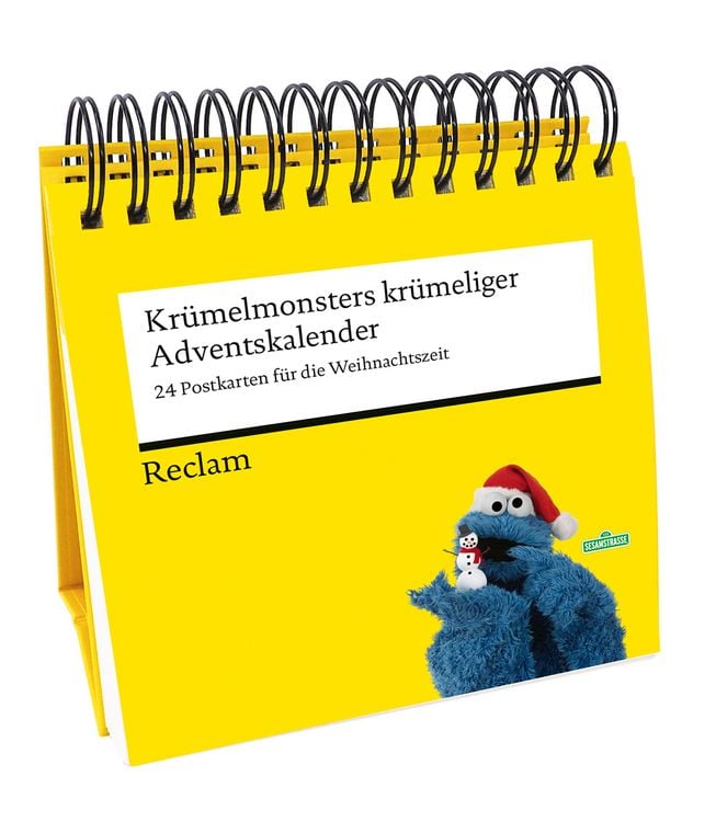 Produktbild: Kr&uuml;melmonsters kr&uuml;meliger Adventskalender. 24 Postkarten f&uuml;r die Weihnachtszeit (Advents-Postkartenaufsteller)
