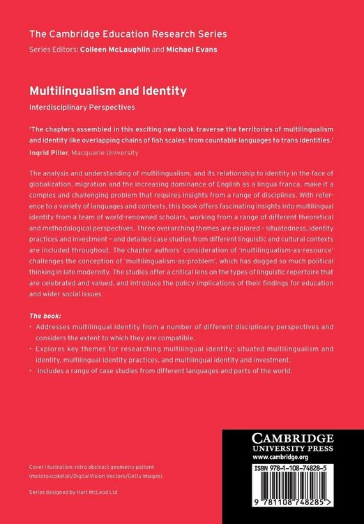 Produktbild: Multilingualism and Identity