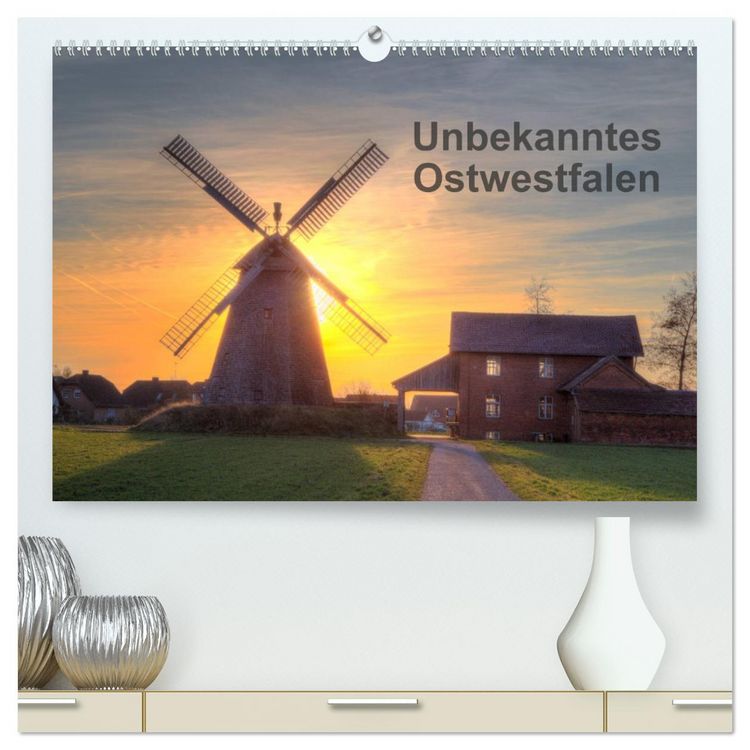 Produktbild: Unbekanntes Ostwestfalen (hochwertiger Premium Wandkalender 2026 DIN A2 quer), Kunstdruck in Hochglanz