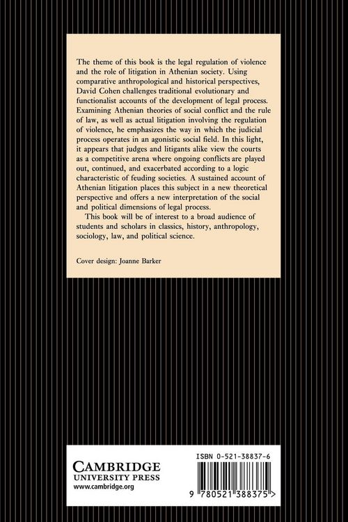 Produktbild: Law, Violence, and Community in Classical Athens