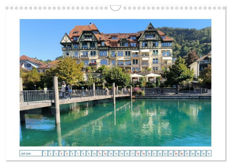 Produktbild: Schweizer St&auml;dte (Wandkalender 2026 DIN A3 quer), CALVENDO Monatskalender