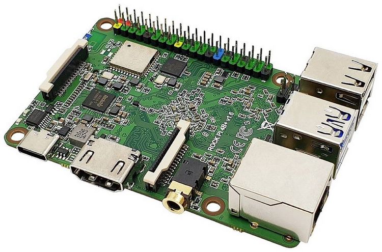 Produktbild: Radxa RS114SE-R2D4W2S0IB Rock 4 SE 4GB 6 x 1.5GHz