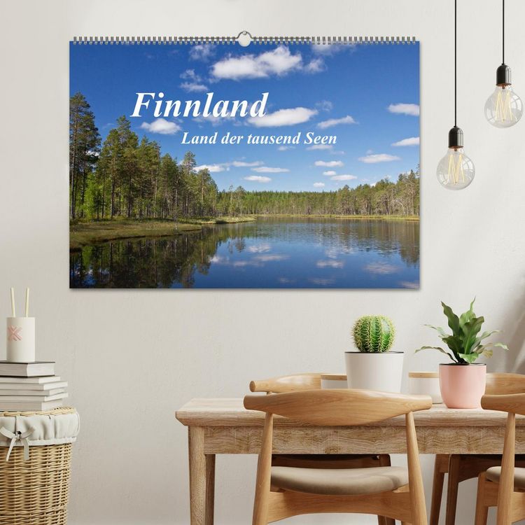 Produktbild: Finnland - Land der tausend Seen (Wandkalender 2026 DIN A2 quer), CALVENDO Monatskalender