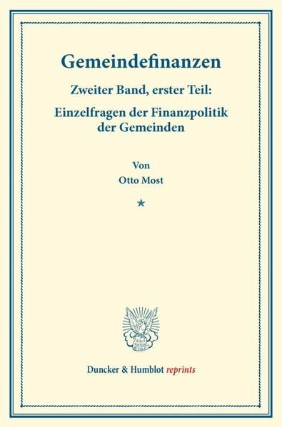 Produktbild: Gemeindefinanzen.
