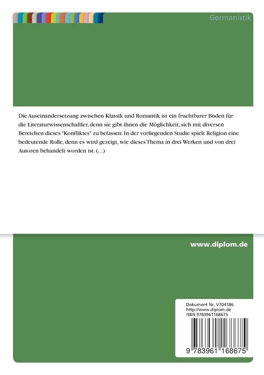 Produktbild: Zwischen Heidentum und Christenheit. Die Inszenierung einer Opposition in Eichendorffs Novelle Das Marmorbild