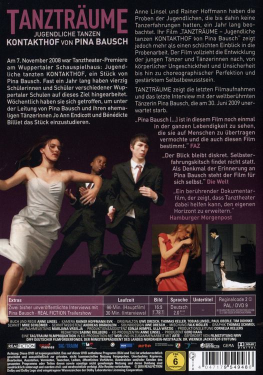 Produktbild: Tanztr&auml;ume - Jugendliche tanzen/Kontakthof von Pina Bausch