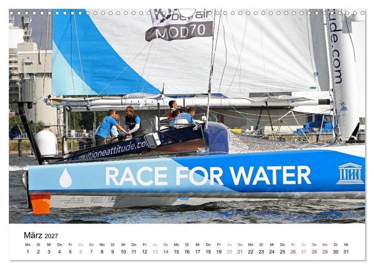 Produktbild: Gigantische Segel-Trimarane (Wandkalender 2027 DIN A3 quer), CALVENDO Monatskalender