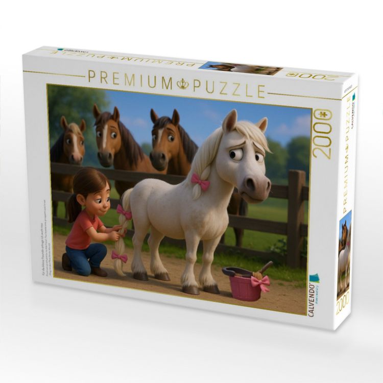 Produktbild: CALVENDO Puzzle F&uuml;r die kleine Freundin ertrage ich auch rosa | 2000 Teile Lege-Gr&ouml;&szlig;e 90x67cm Foto-Puzzle f&uuml;r gl&uuml;ckliche Stunden