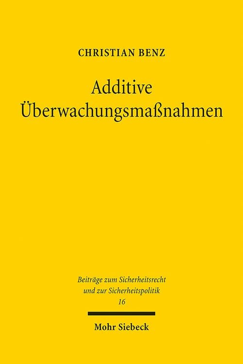 Bild vom Artikel Additive Überwachungsmaßnahmen vom Autor Christian Benz
