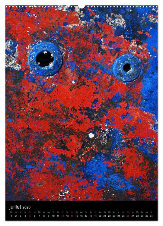 Produktbild: Les couleurs du temps sur le bois (Calendrier mural 2026 DIN A2 horizontal) calendrier de bureau