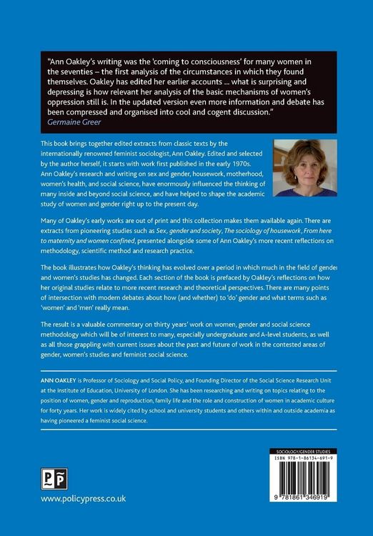 Produktbild: The Ann Oakley reader