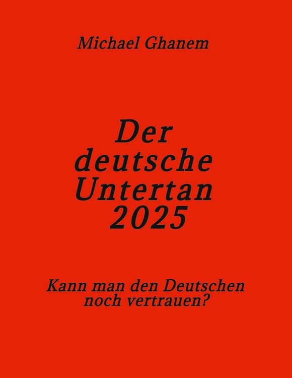 Produktbild: Der deutsche Untertan 2025