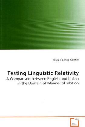Produktbild: Cardini, F: Testing Linguistic Relativity