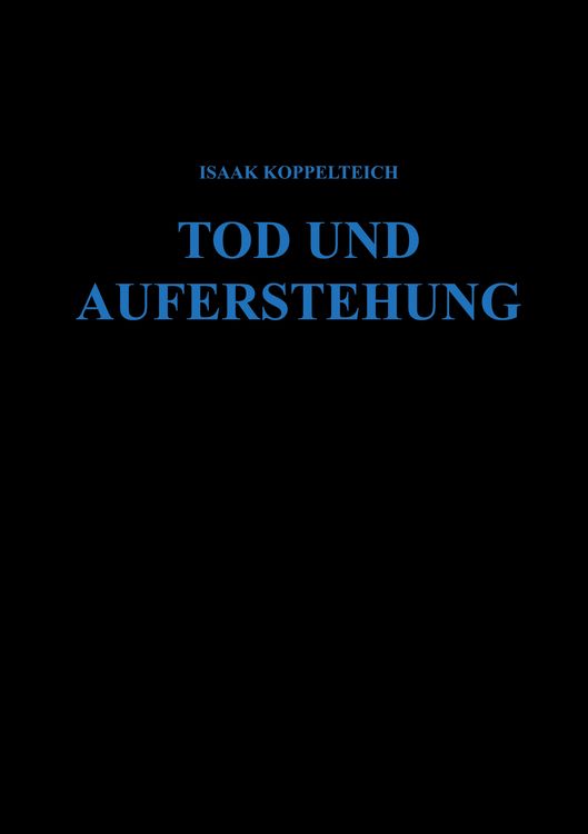 Produktbild: Tod und Auferstehung