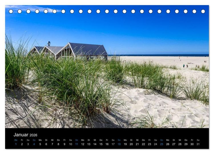 Produktbild: Gr&uuml;&szlig;e aus Texel (Tischkalender 2026 DIN A5 quer), CALVENDO Monatskalender