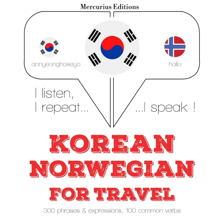 Produktbild: Travel words and phrases in Norwegian