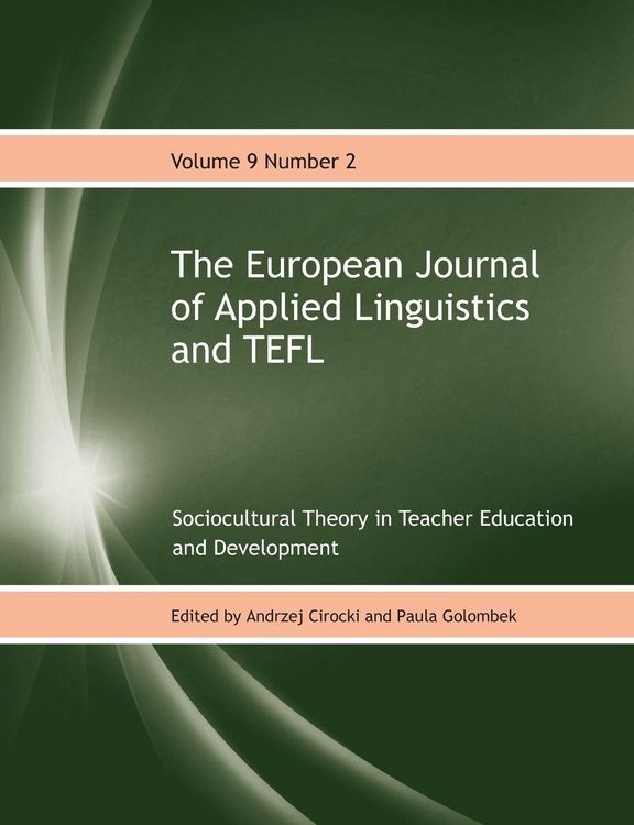 Produktbild: The European Journal of Applied Linguistics and TEFL Volume 9 Number 2
