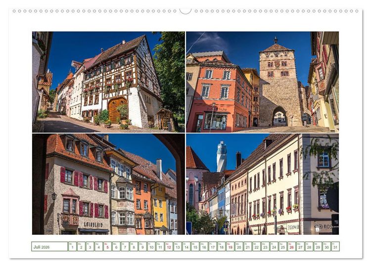 Produktbild: Ein Stadtportrait von Rottweil (hochwertiger Premium Wandkalender 2026 DIN A2 quer), Kunstdruck in Hochglanz