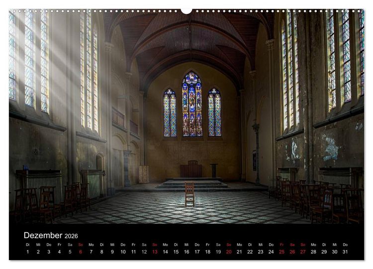 Produktbild: Geheimnisvolle Orte - Lost Places (Wandkalender 2026 DIN A2 quer), CALVENDO Monatskalender