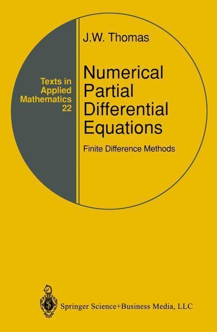 Produktbild: Numerical Partial Differential Equations: Finite Difference Methods