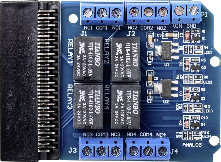 Produktbild: TRU COMPONENTS TC-9072504 Relais-Platine 1 St. Passend f&uuml;r (Entwicklungskits): BBC micro:bit