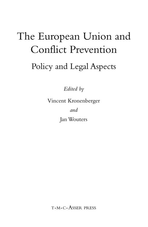 Produktbild: The European Union and Conflict Prevention