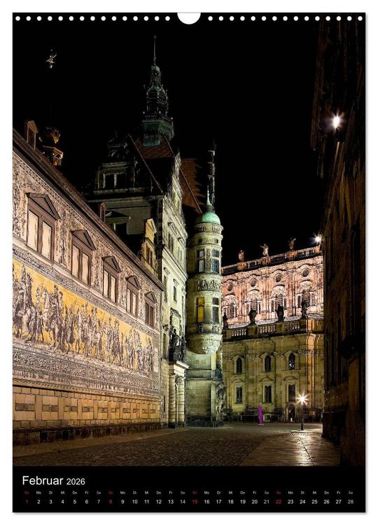 Produktbild: Die wundersch&ouml;ne Stadt Dresden (Wandkalender 2026 DIN A3 hoch), CALVENDO Monatskalender