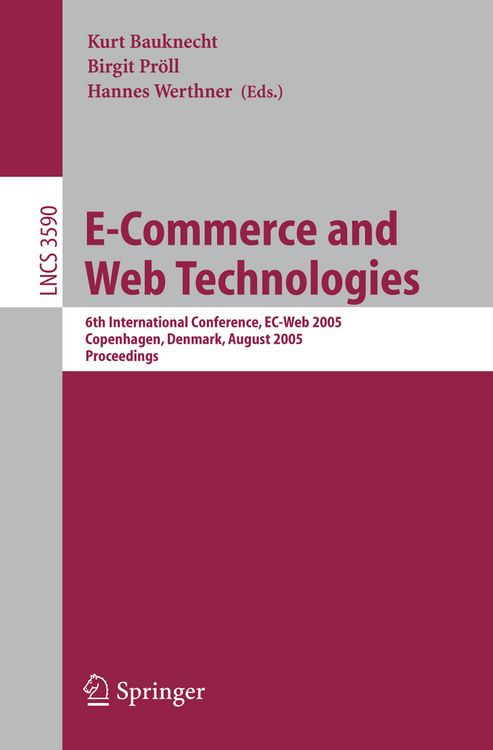 Produktbild: E-Commerce and Web Technologies