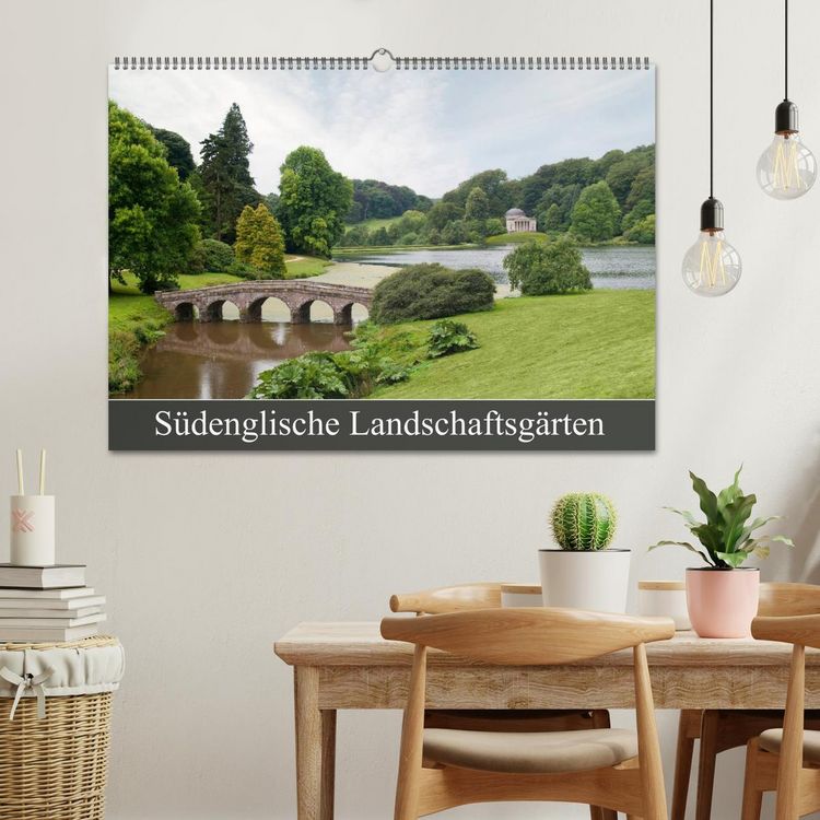Produktbild: S&uuml;denglische Landschaftsg&auml;rten (Wandkalender 2026 DIN A2 quer), CALVENDO Monatskalender