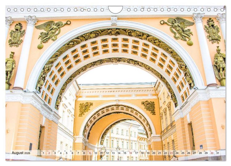 Produktbild: St. Petersburg - Prachtvolle Ostseemetropole (Wandkalender 2026 DIN A4 quer), CALVENDO Monatskalender