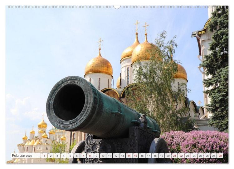 Produktbild: Russland - Auf dem Wasser von Moskau nach St. Petersburg (Wandkalender 2026 DIN A2 quer), CALVENDO Monatskalender